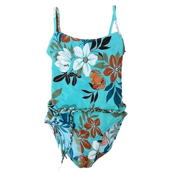 ROXANNE Collection Perfection Fit One Piece Belted Swimsuit- 34B - Picture 1 of 12